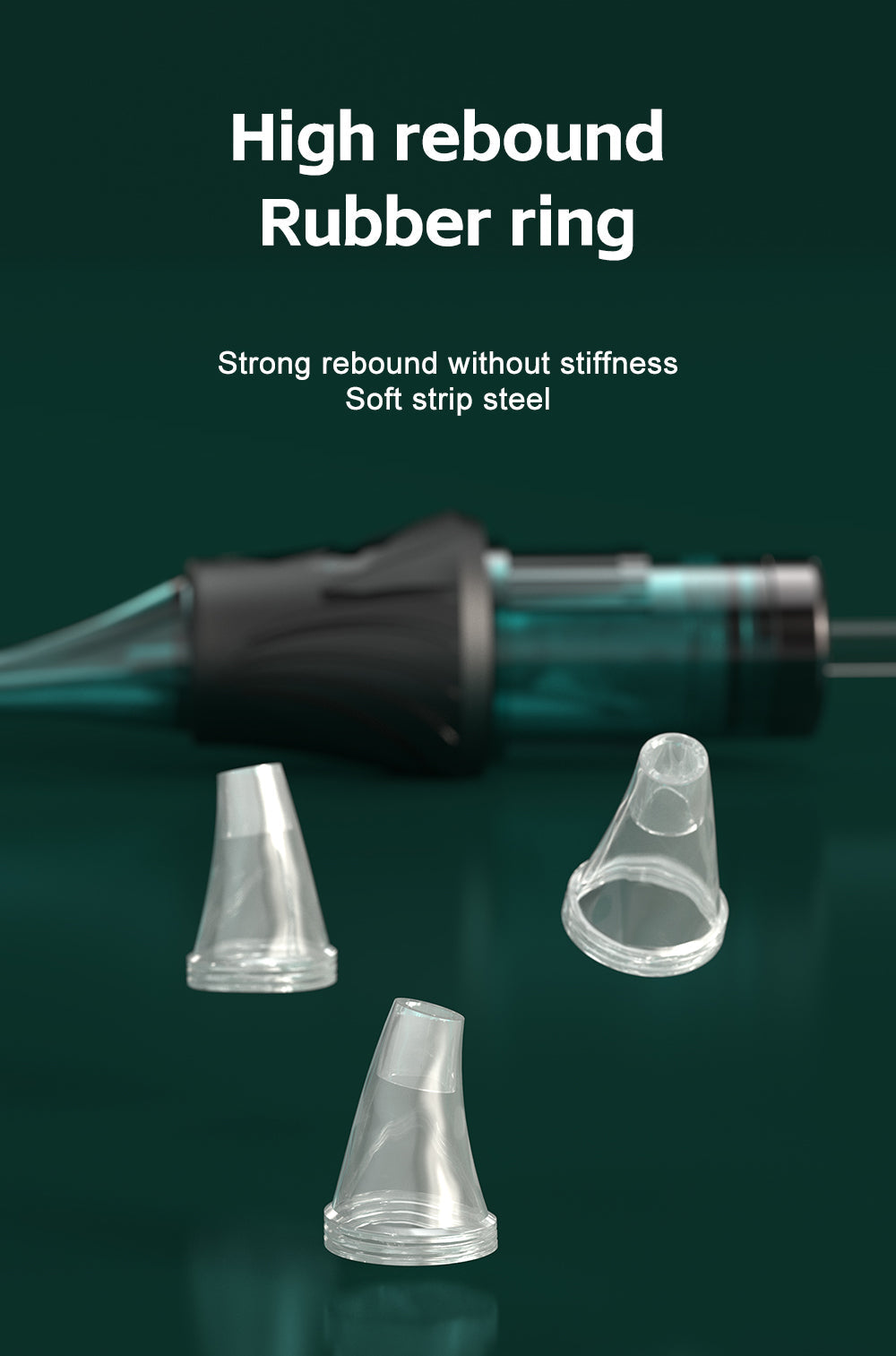 Hylab second generation silicone integrated needle