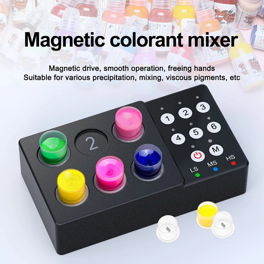Magnetic pigment agitator