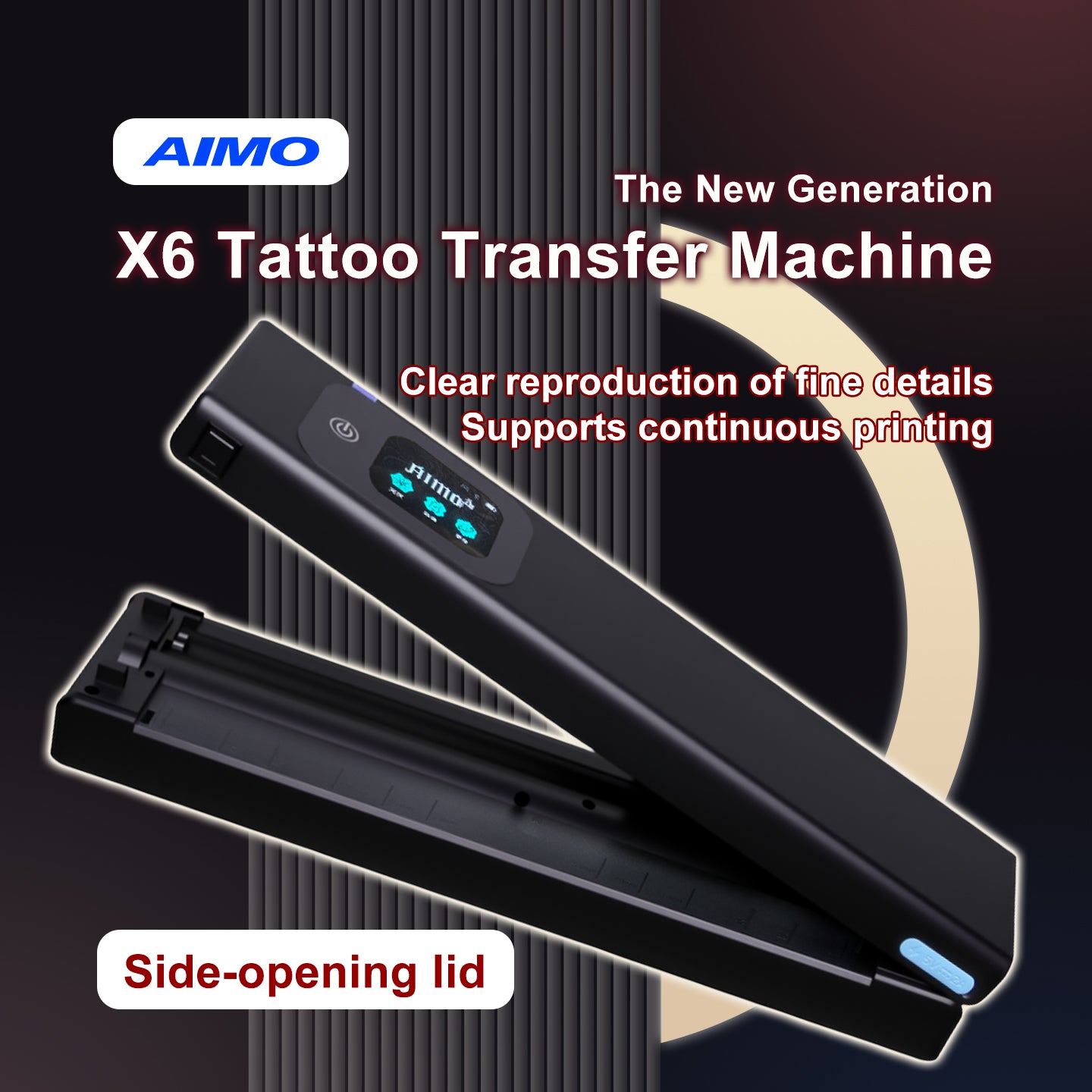 Aimo X6 The new model of the tattoo transfer machine can use AI