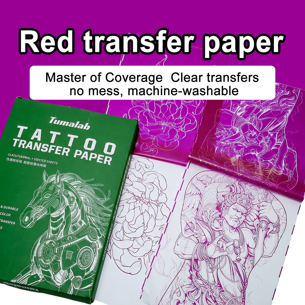 RED tattoo transfer paper