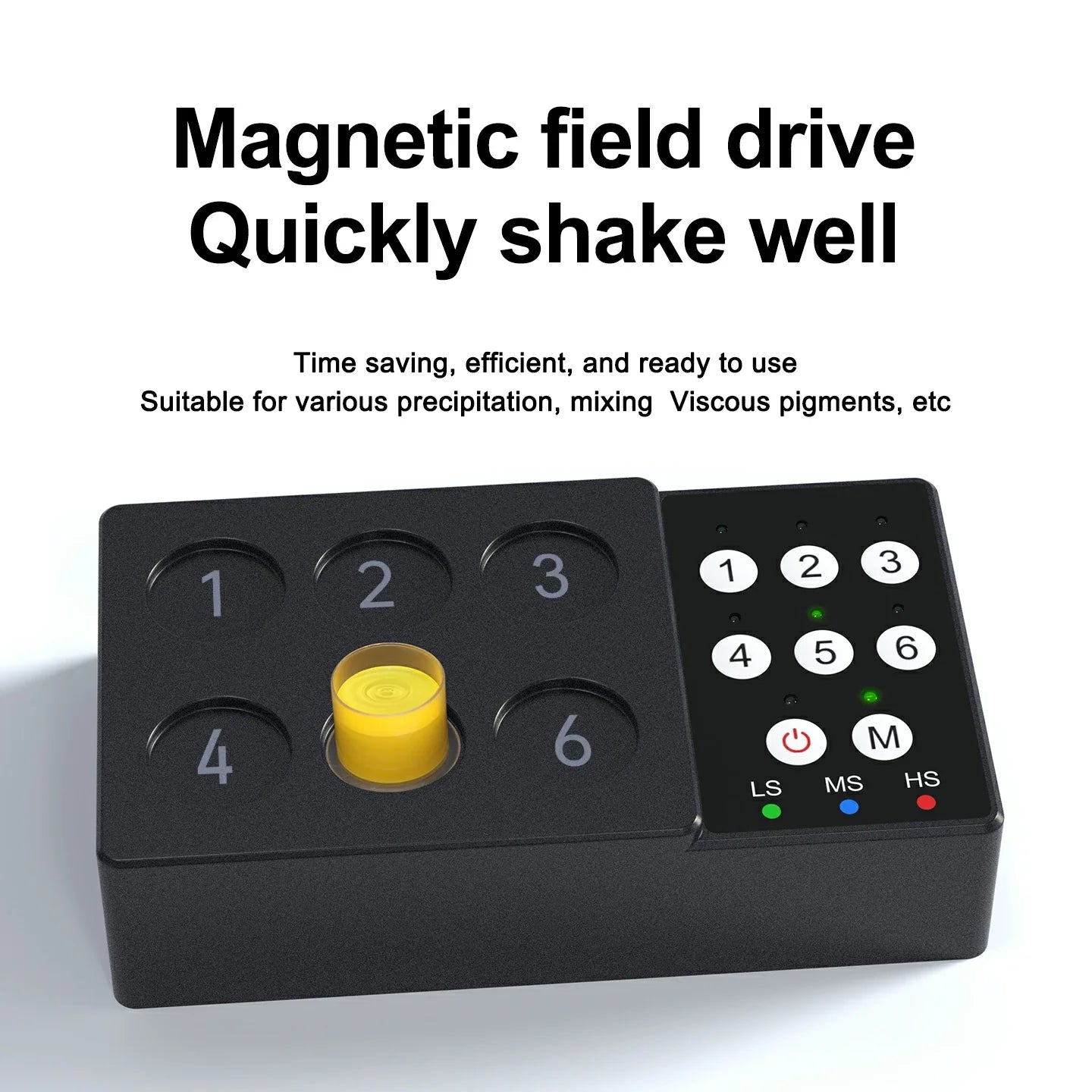 Magnetic pigment agitator