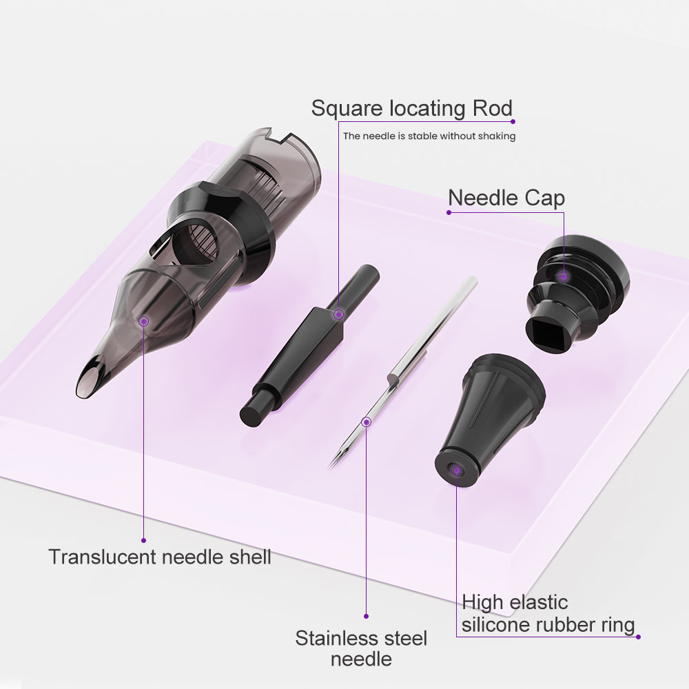 HonYe Safety Needle Cartridges Round Liner/Shader