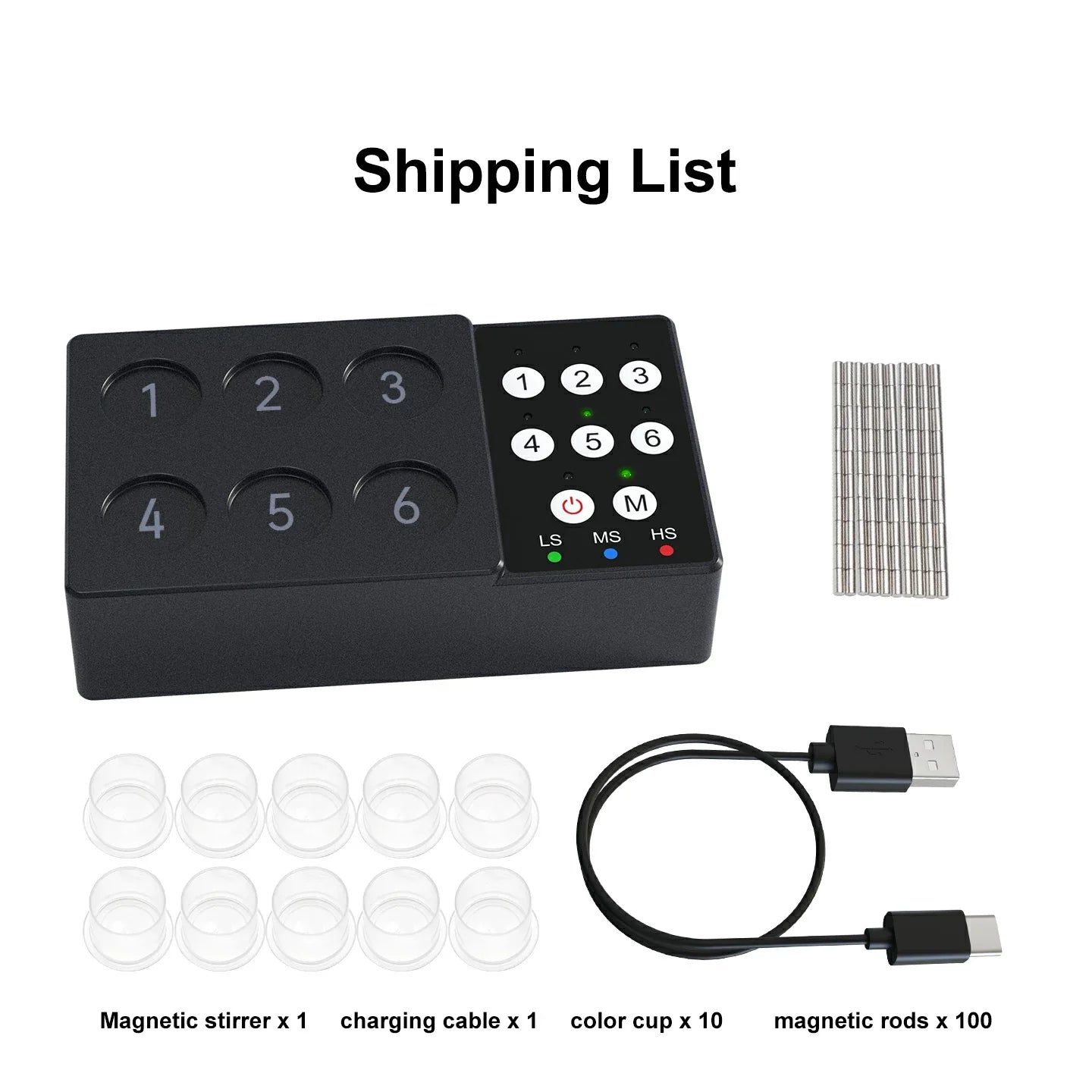 Magnetic pigment agitator