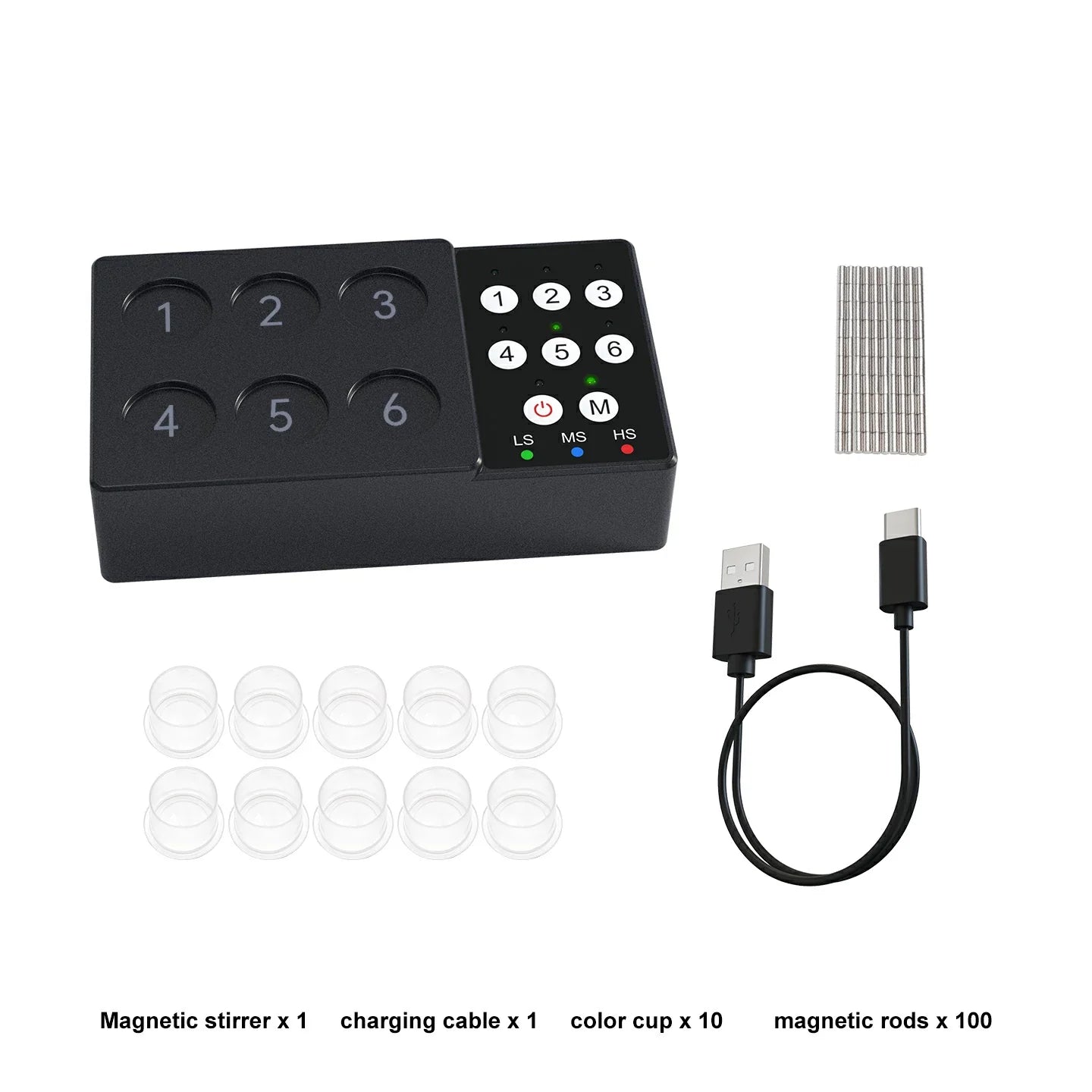 Magnetic pigment agitator
